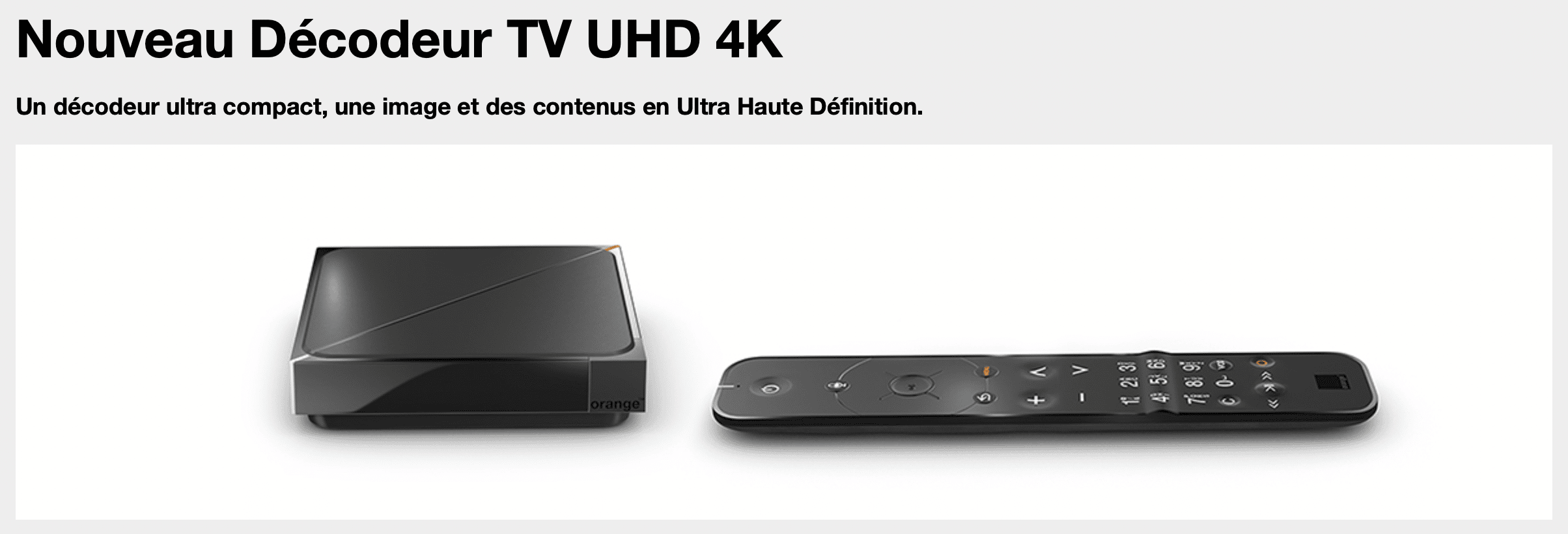 Décodeur TV UHD : installer en wifi pour la première fois