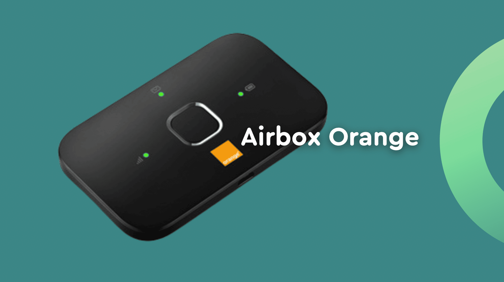 Orange Airbox 5G noir